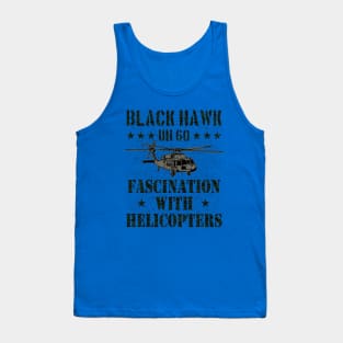 Fascination Helicopter Black Hawk Tank Top